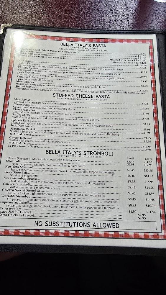Bella Italy Menu image 2